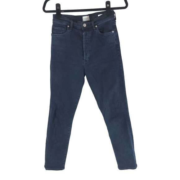 Citizens of Humanity Womens Jeans Olivia Ankle Button Fly Dark Wash 26 - Picture 1 of 6